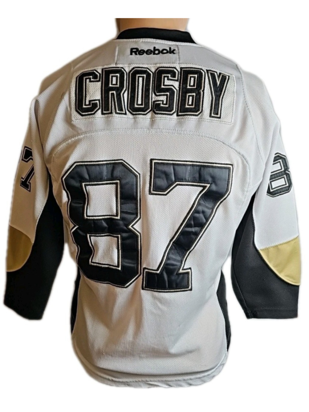 Sidney Crosby Pittsburgh Penguins Jersey Youth Kids Small/Medium Reebok White